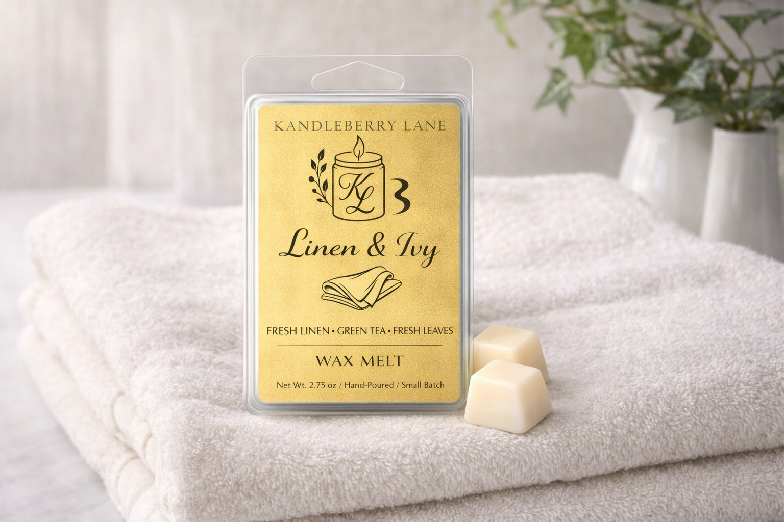 🌿 LINEN & IVY - Wax Melt