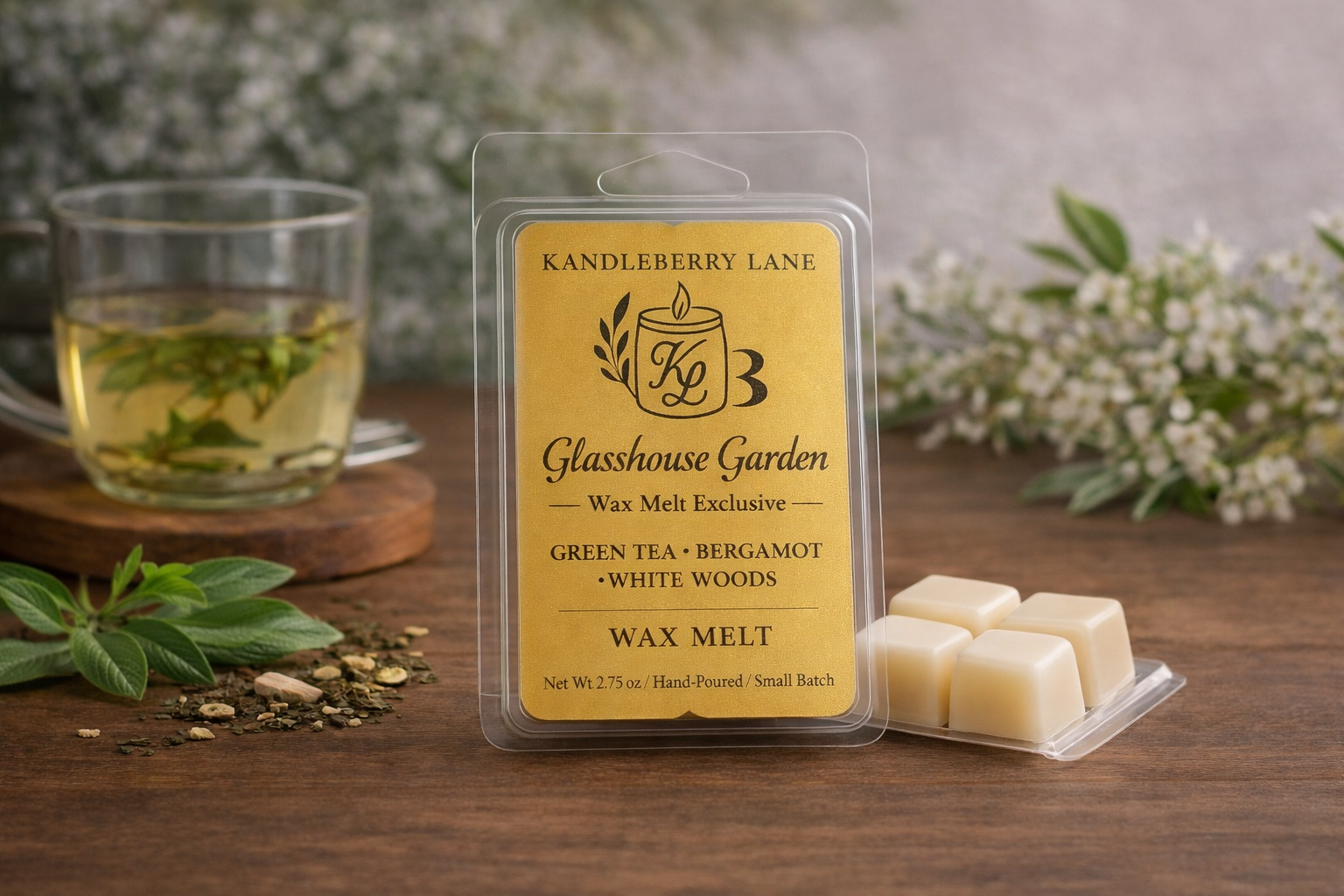 🌿 GLASSHOUSE GARDEN (Wax Melt Exclusive)